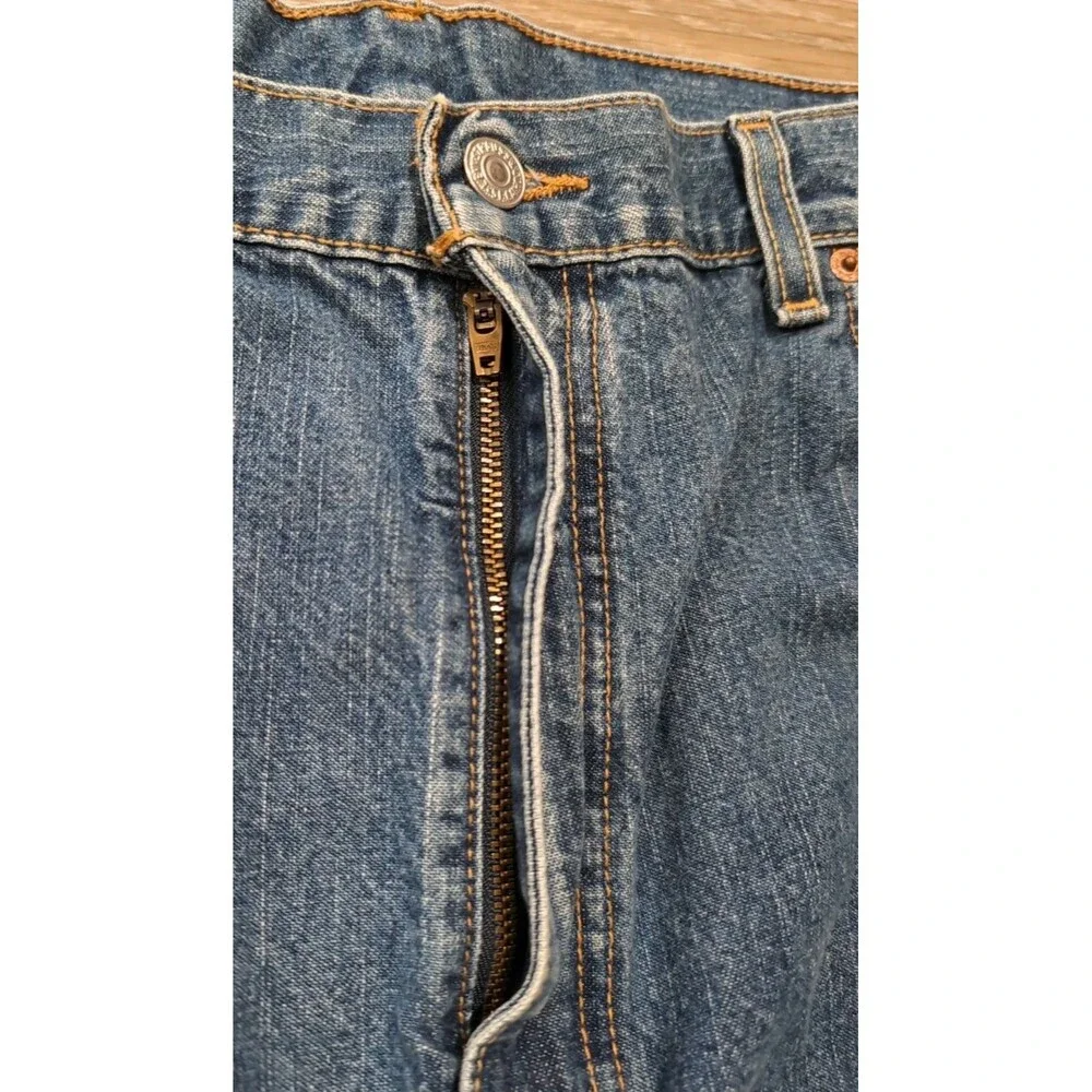 VINTAGE '03 LEVI'S 505 MEN'S BLUE JEANS Regular Straight SZ 40X30 Med Wash EUC